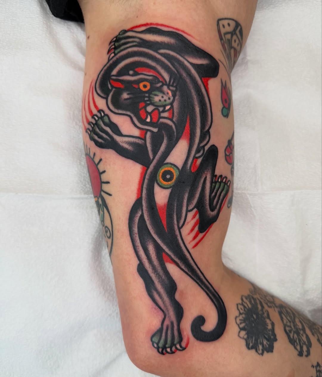 Tattoo by @nickyjudstattoo — american_traditional, black_and_grey