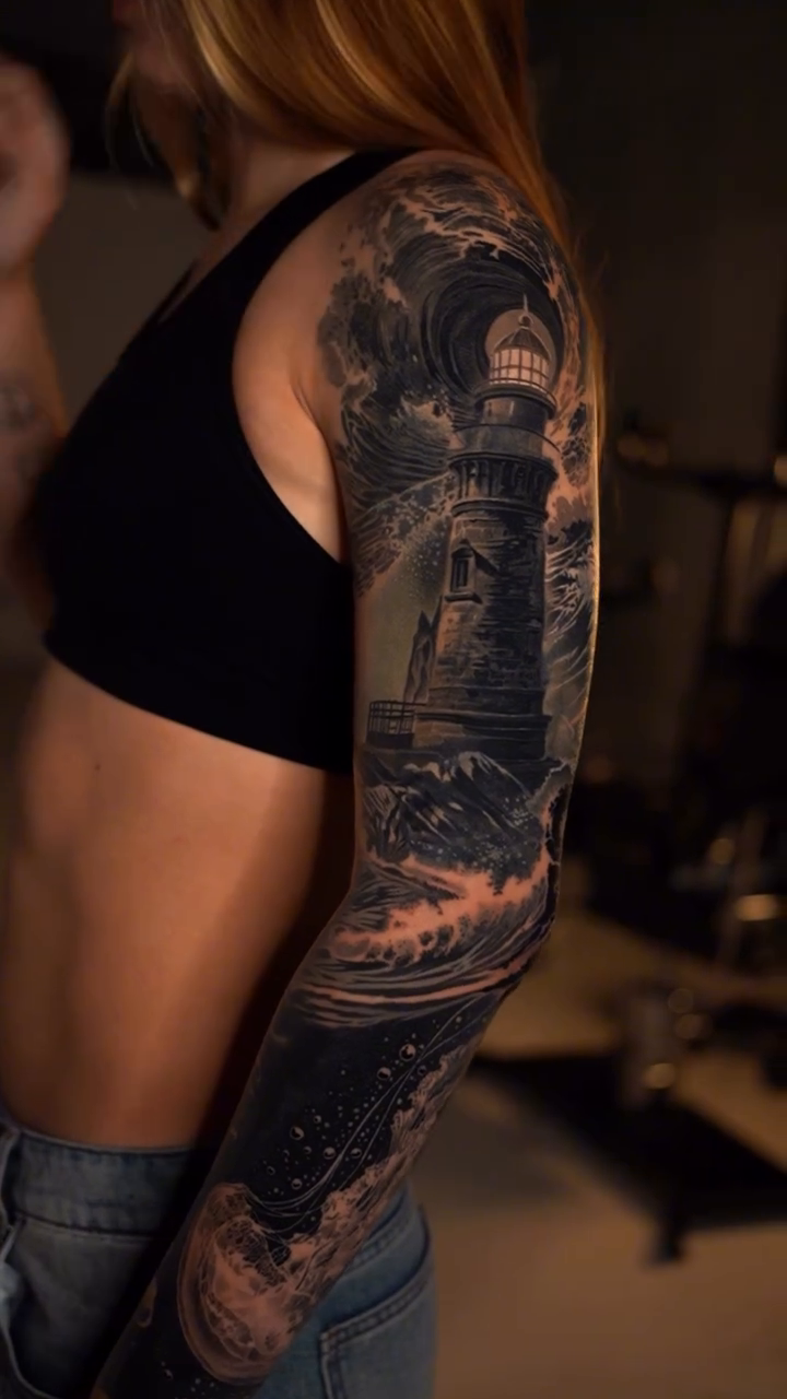 Tattoo by @_hello_vas โ realism, black_and_grey
