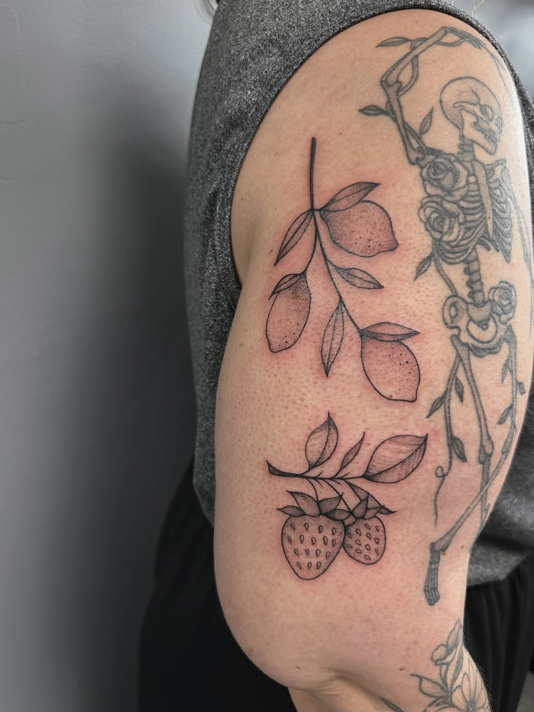Tattoo by @shroomgrrrl — fine_line