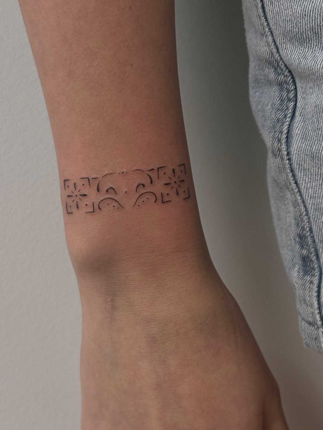 Tattoo by @shroomgrrrl — fine_line, geometric