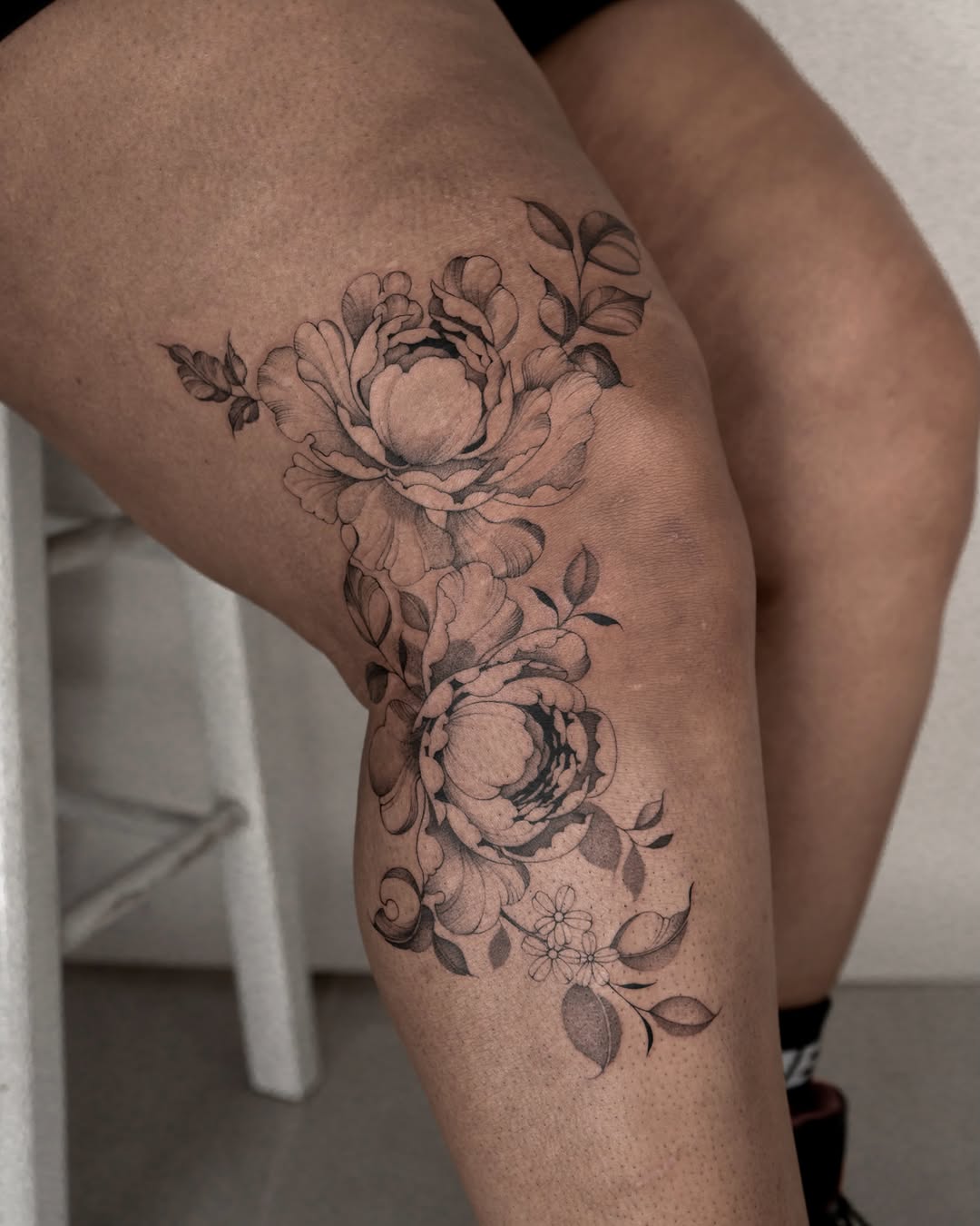 Tattoo by @tyswork — fine_line, black_and_grey