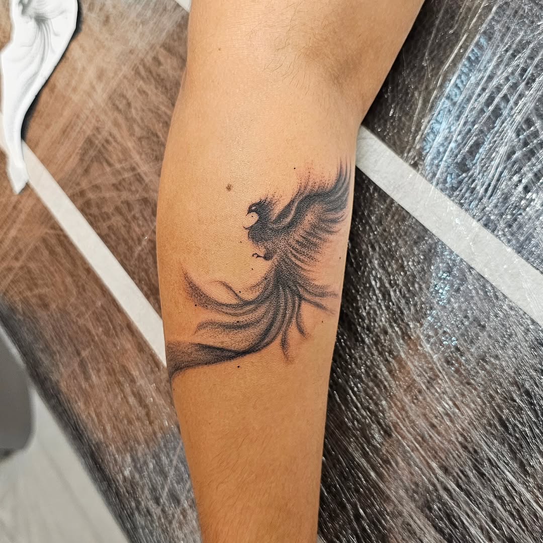 Tattoo by @linktattoo_lily โ black_and_grey, dotwork