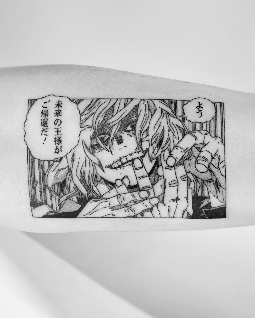Tattoo by @rika.loli.lady — anime, illustrative