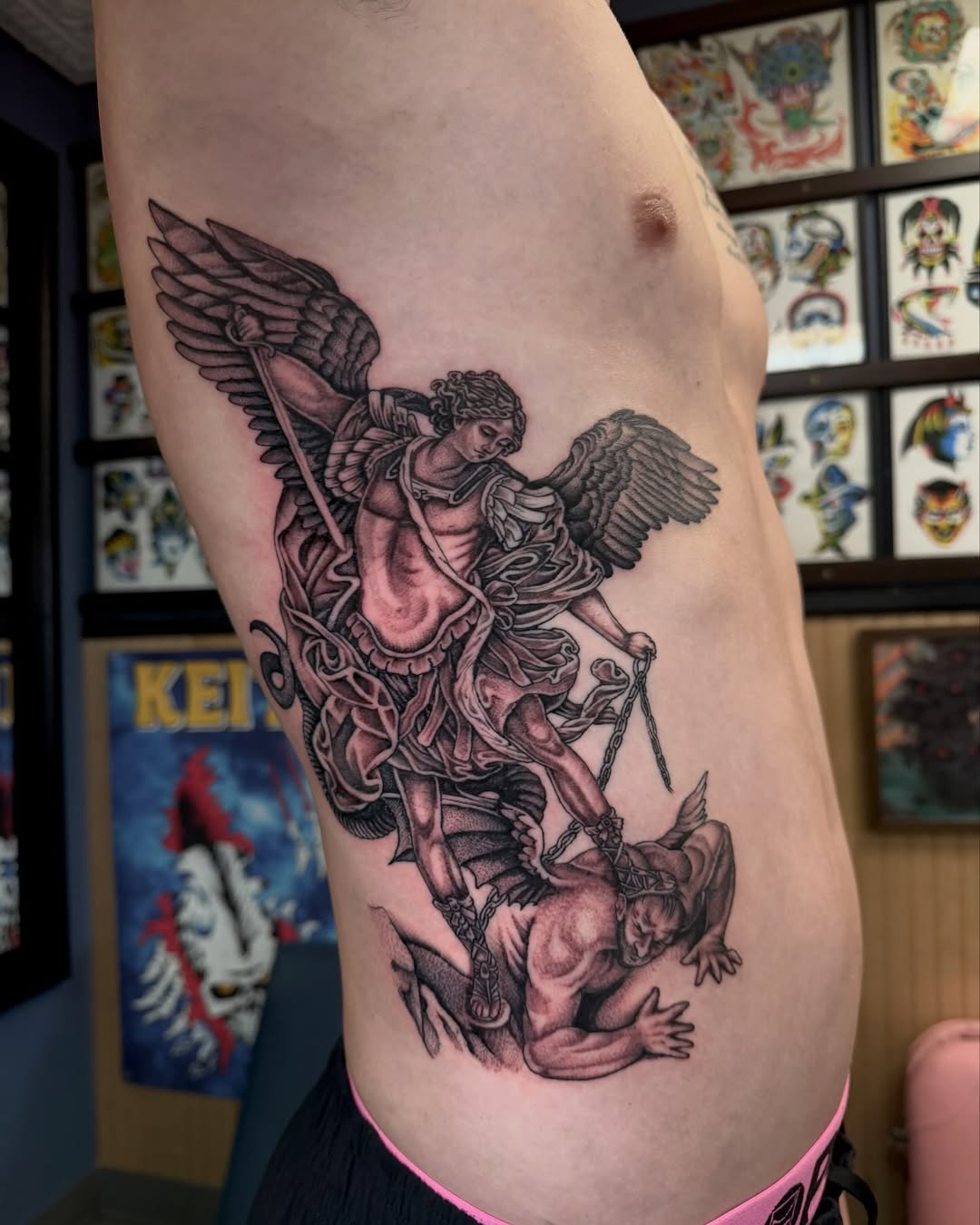 Tattoo by @emilymiljatattoos — realism, black_and_grey