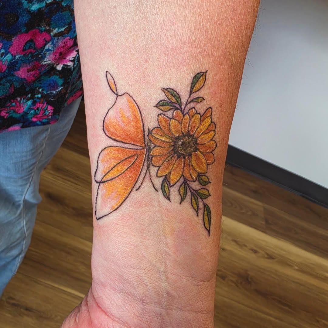 Tattoo by @colleen_does_tattoos — fine_line, watercolor