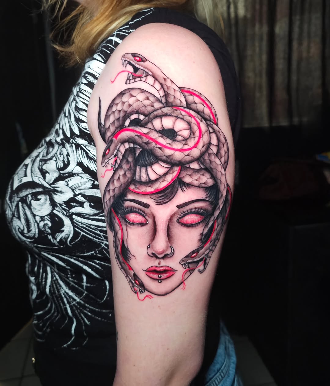 Tattoo by @pickleflavoredchapstick — realism, black_and_grey
