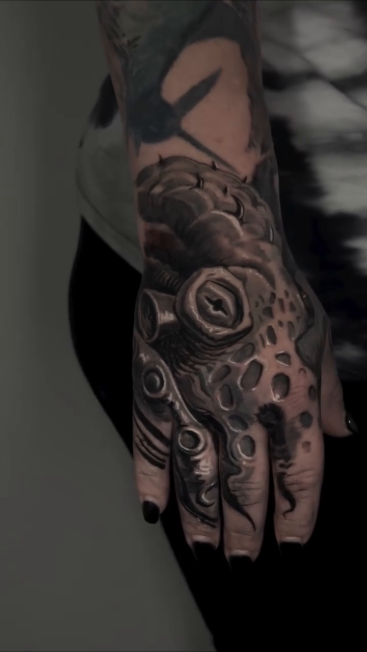 Tattoo by @ianhillart — dark_realism, black_and_grey