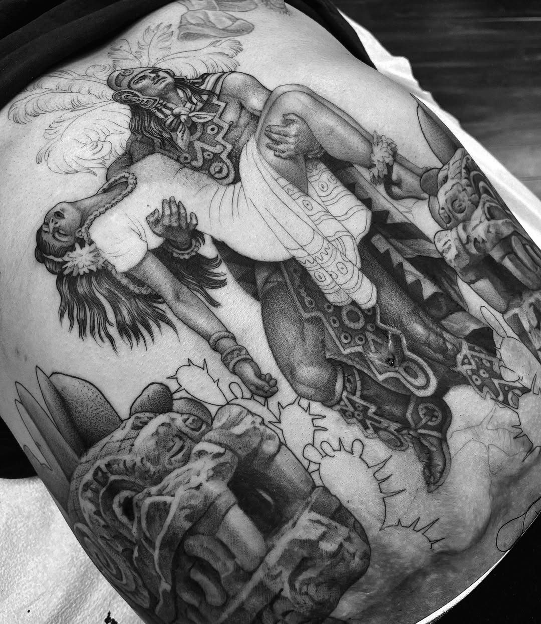 Tattoo by @tony.cruz.tattoo — realism, black_and_grey