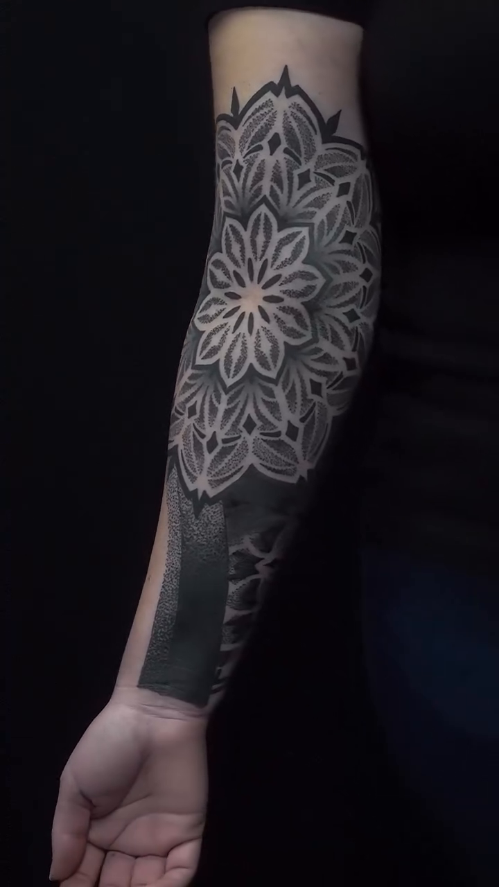 Tattoo by @josh_st_tat2 β geometric, black_and_grey