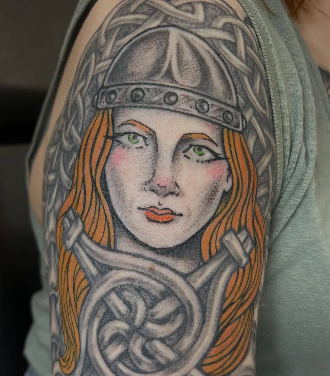 Tattoo by @kstuckeytattoos โ realism, black_and_grey