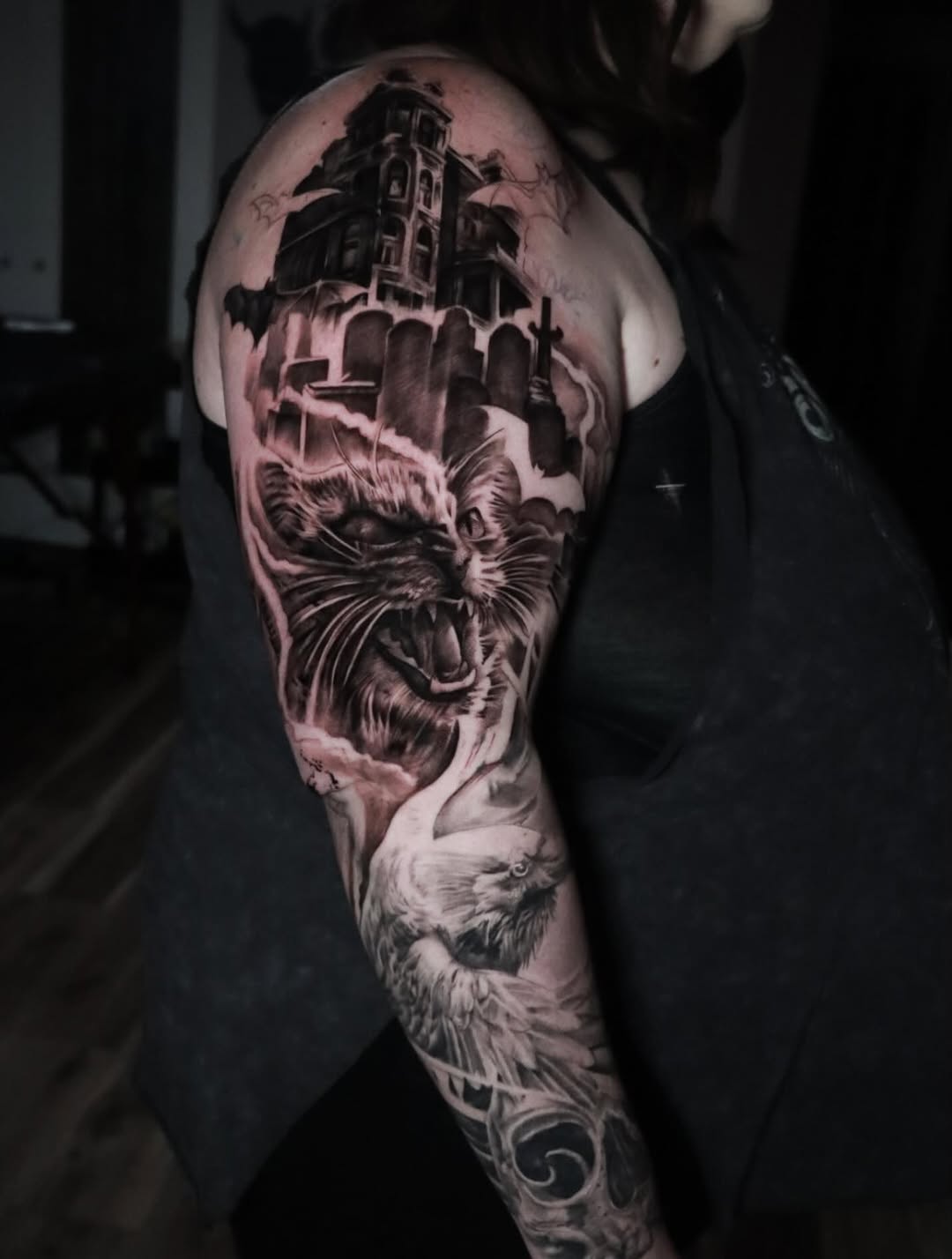 Tattoo by @alex_suarez303 — realism, dark_realism