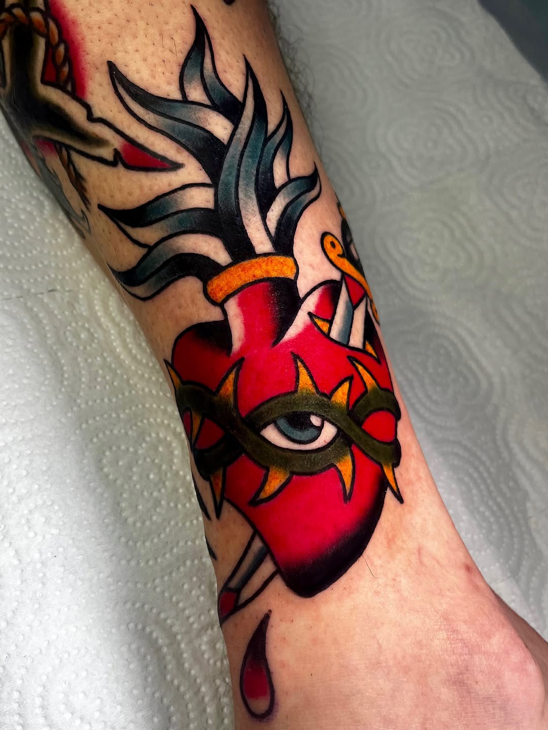 Tattoo by @anchoredaweightattoo — american_traditional