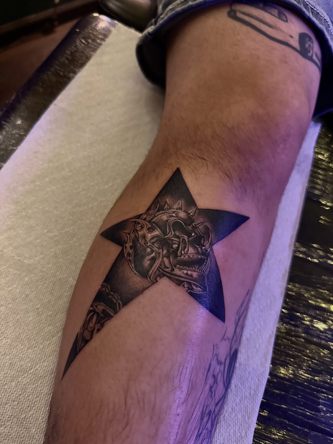 Tattoo by @inkskilla — black_and_grey, realism