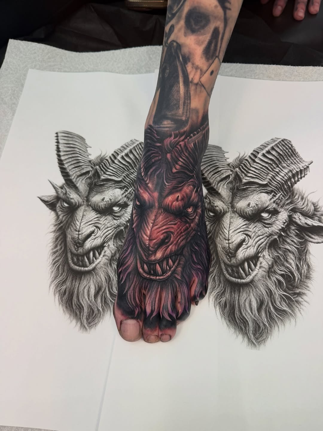 Tattoo by @la.wry โ realism, dark_realism