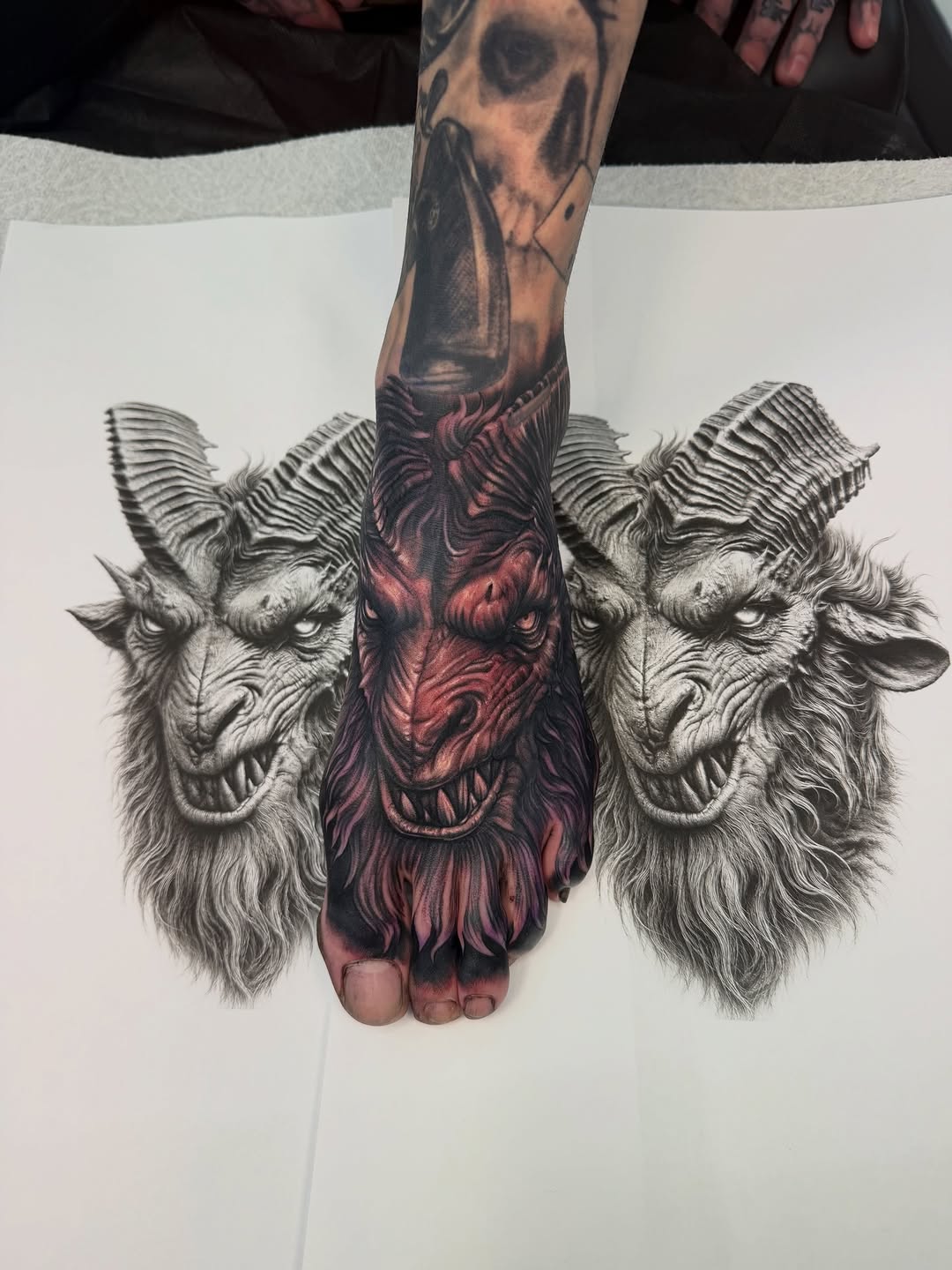 Tattoo by @la.wry โ realism, dark_realism