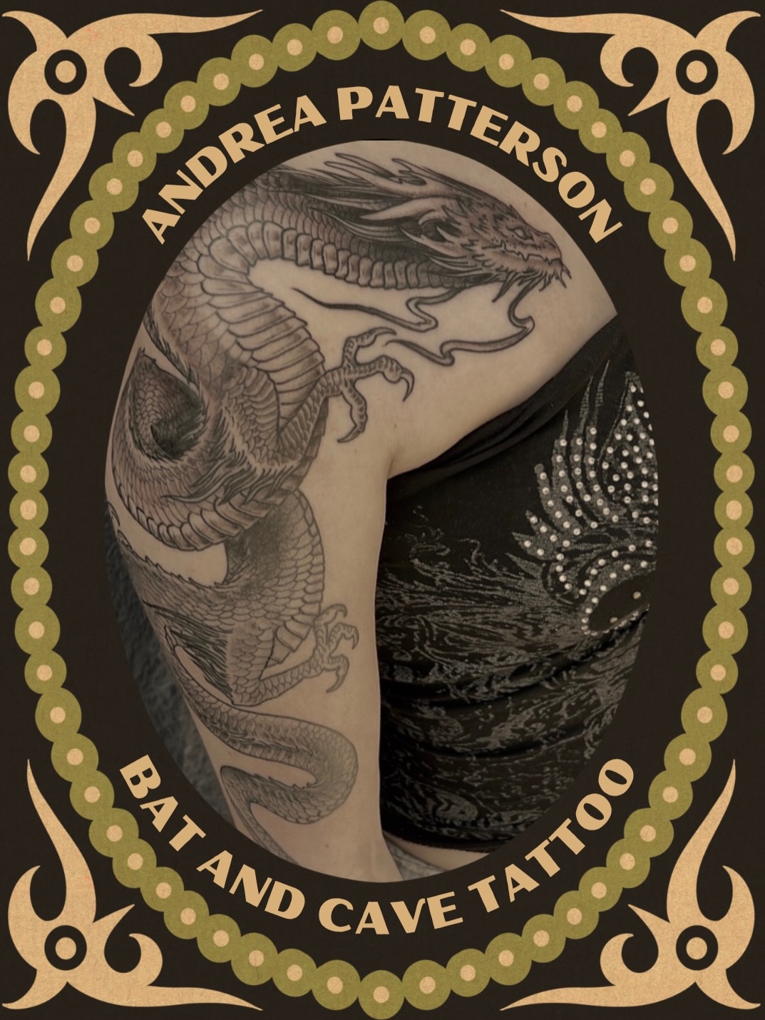 Tattoo by @omnomrapter — japanese_irezumi, black_and_grey