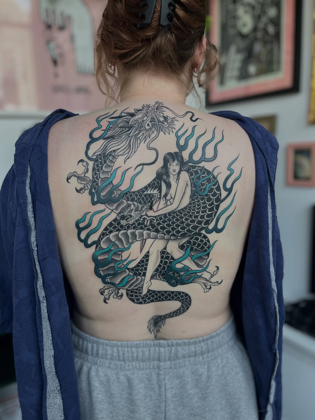 Tattoo by @mad.anthonytattoo — japanese_irezumi, black_and_grey