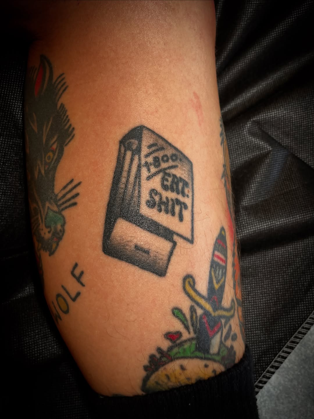 Tattoo by @nickwallintattoos — american_traditional, lettering_script