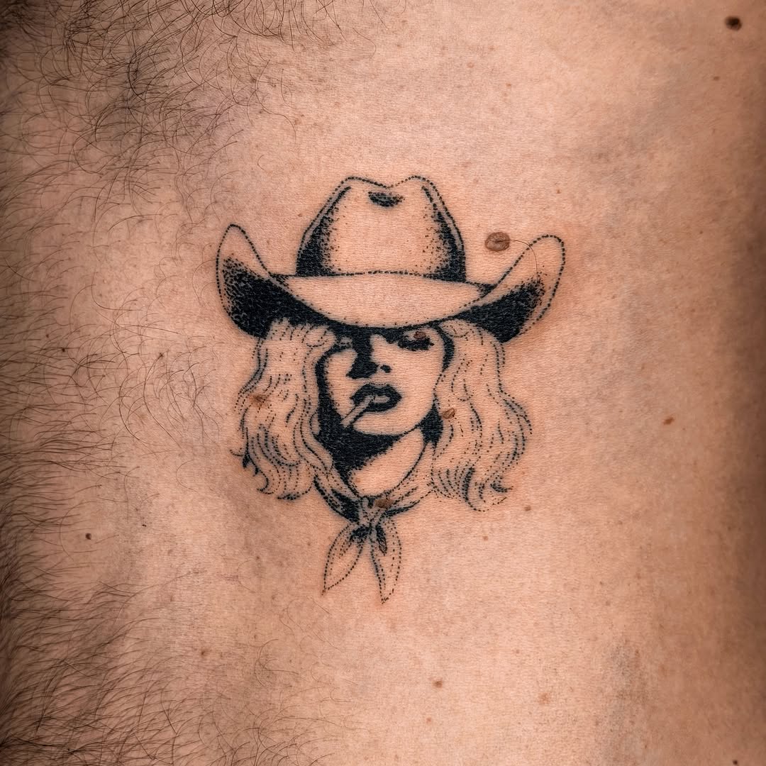 Tattoo by @handpokeforever — chicano, black_and_grey