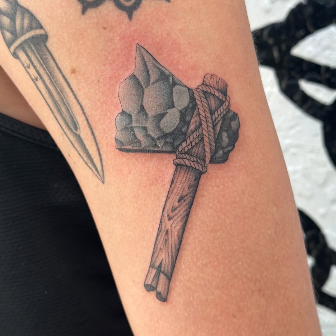 Tattoo by @jaredsharp.ink — black_and_grey, realism