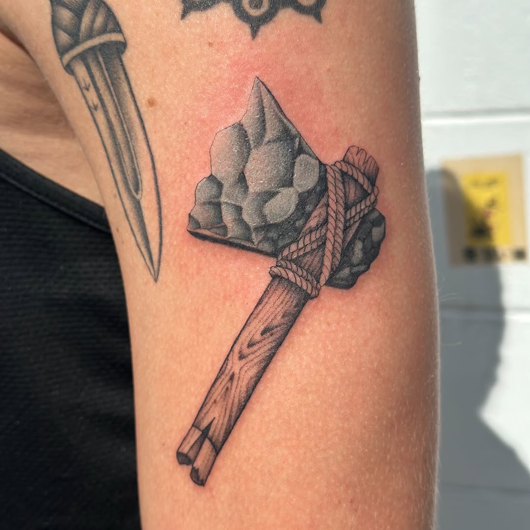 Tattoo by @jaredsharp.ink — black_and_grey, realism