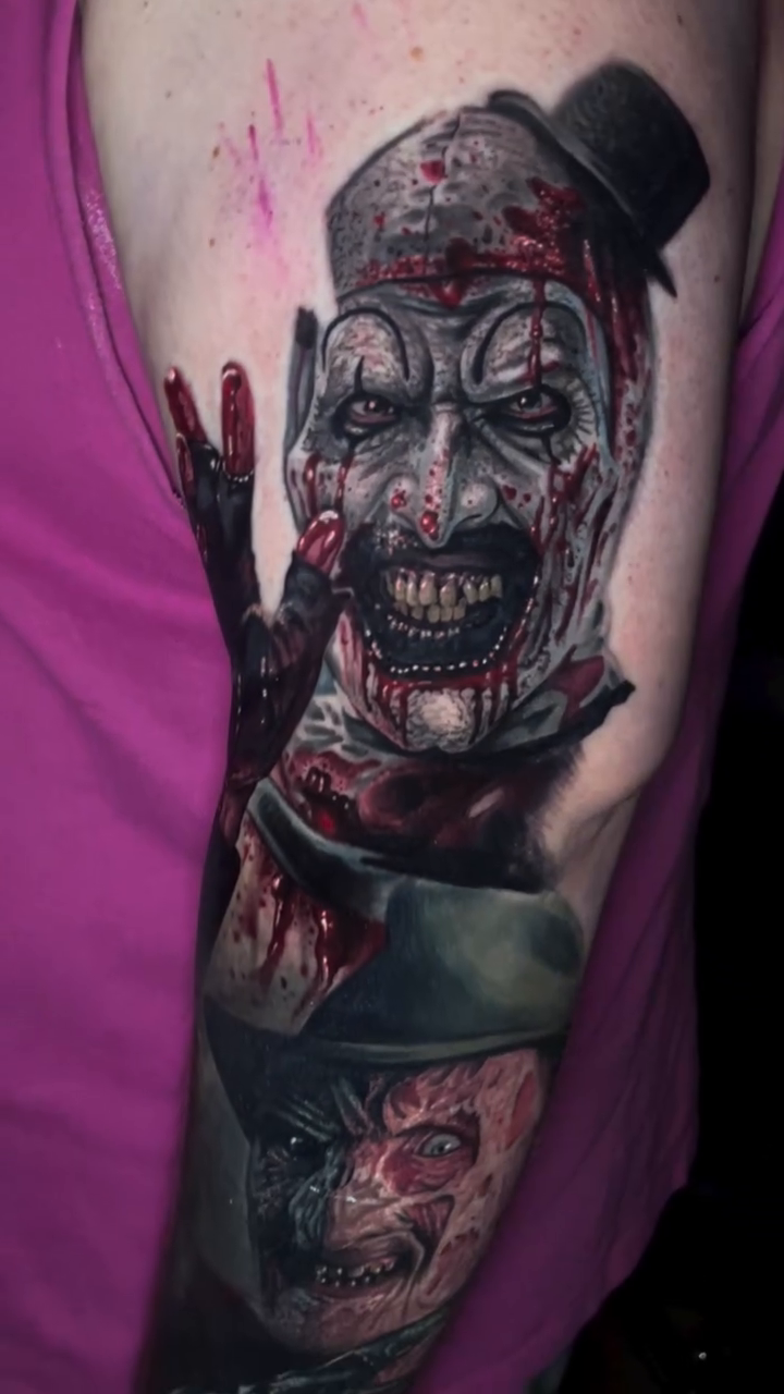 Tattoo by @joshuaclarktattoos — realism, dark_realism