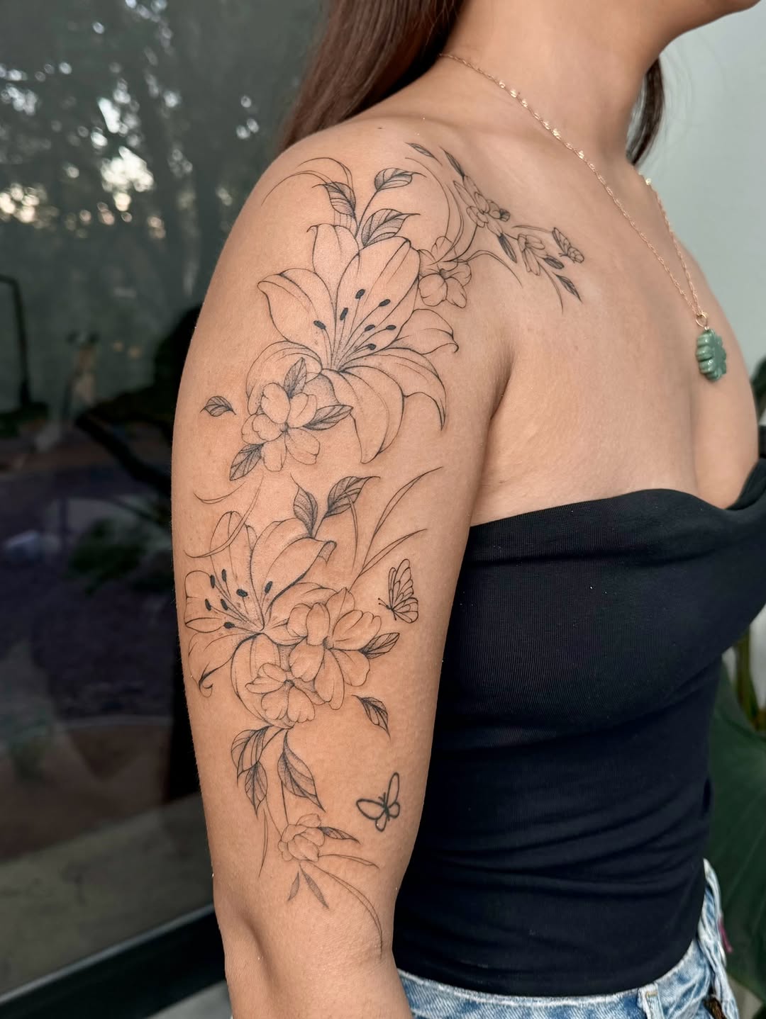 Tattoo by @pomaikai.artistry — fine_line, illustrative