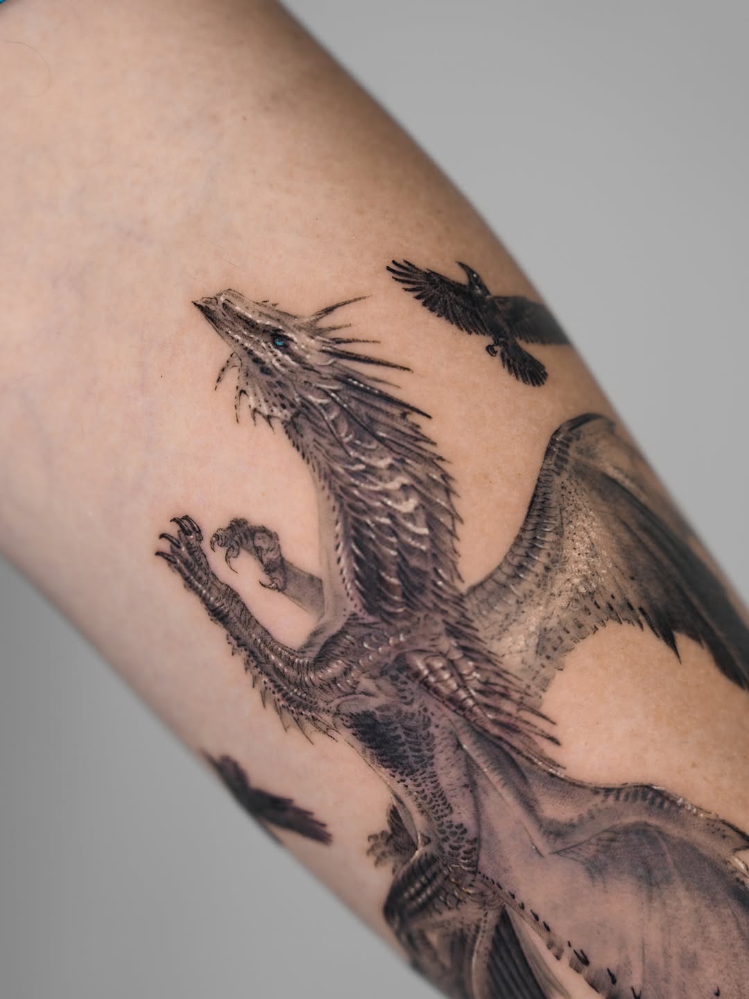 Tattoo by @bestasiantattoo — realism, black_and_grey