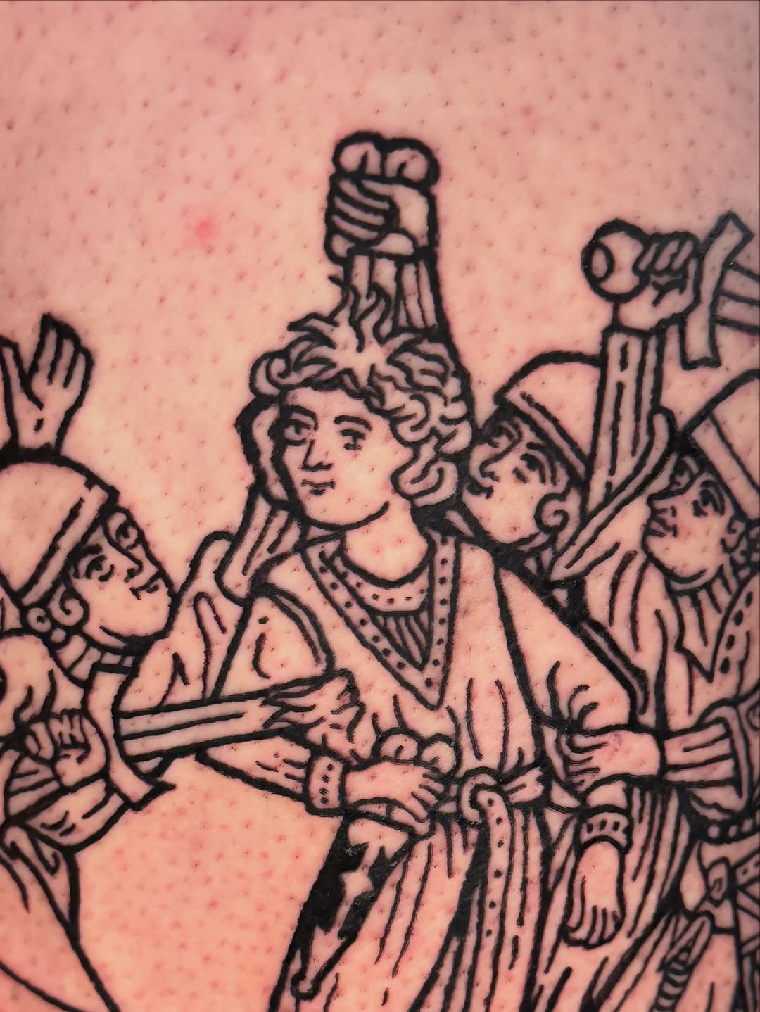 Tattoo by @hexcellenta — illustrative