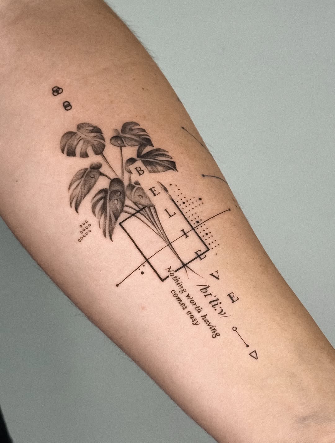 Tattoo by @dannyptattoos โ fine_line, lettering_script