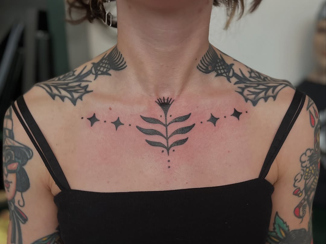 Tattoo by @mad.anthonytattoo — blackwork, geometric