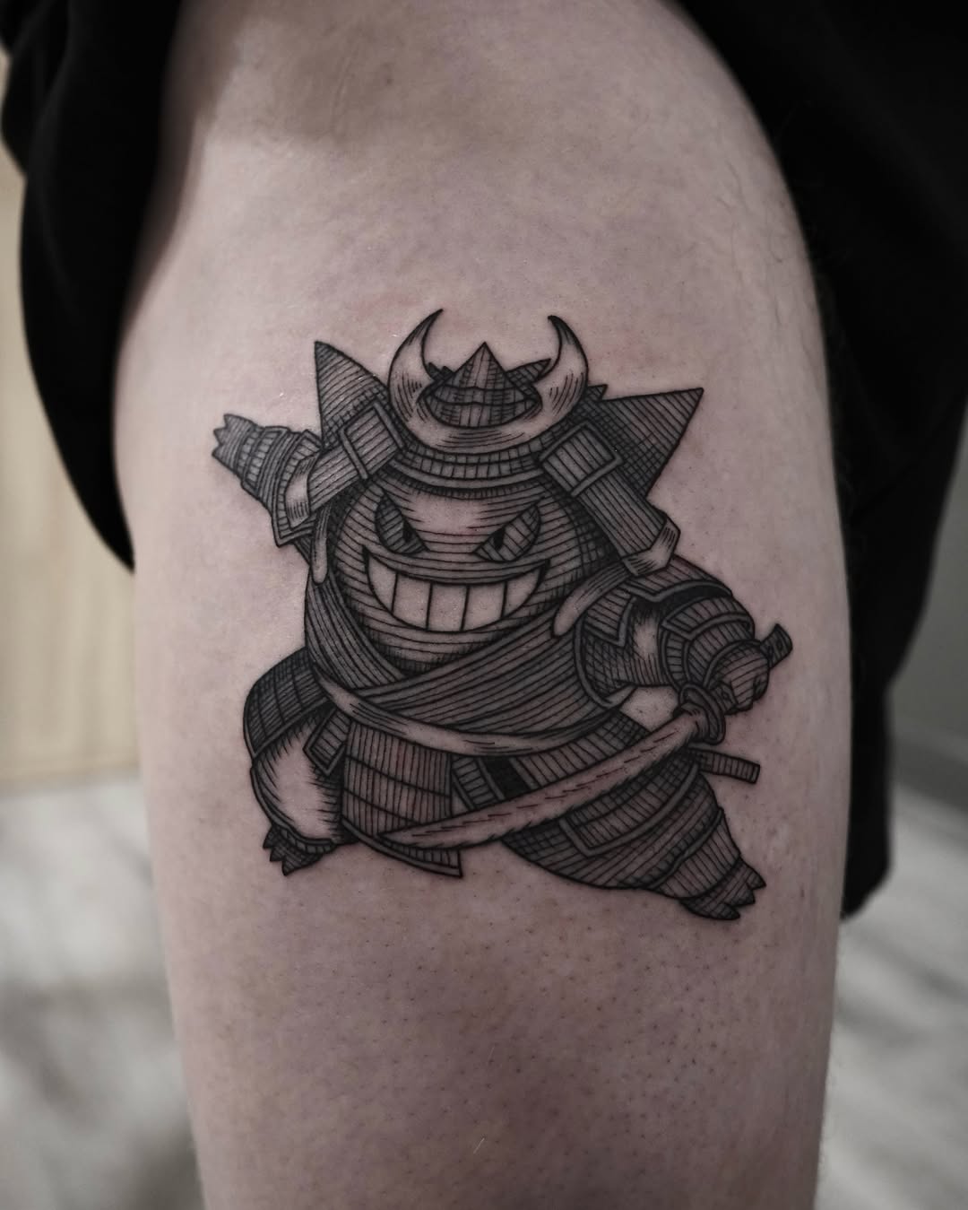 Tattoo by @nocool_kim — black_and_grey, illustrative