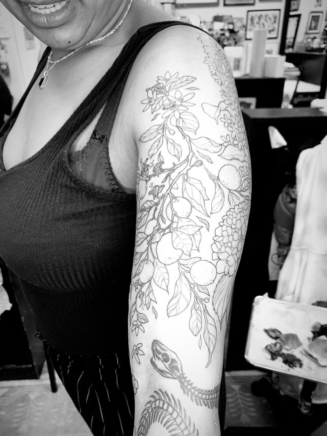 Tattoo by @kittyjonestattoo โ fine_line, illustrative