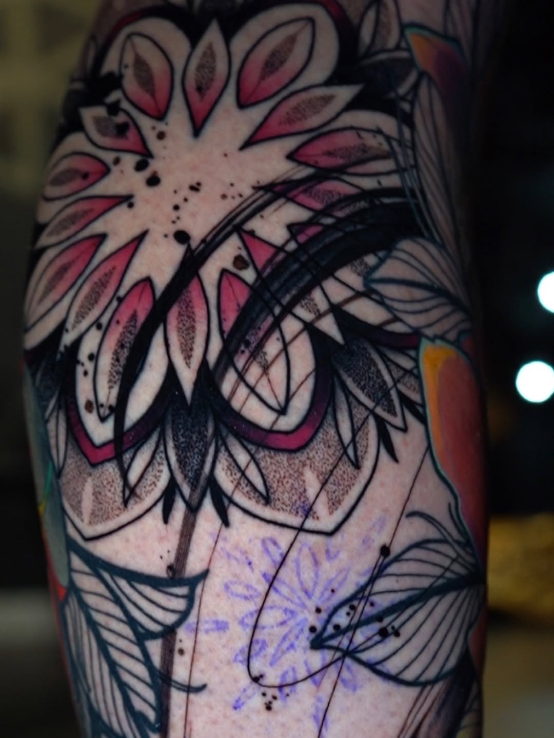 Tattoo by @hxc.tattoos — geometric, dotwork
