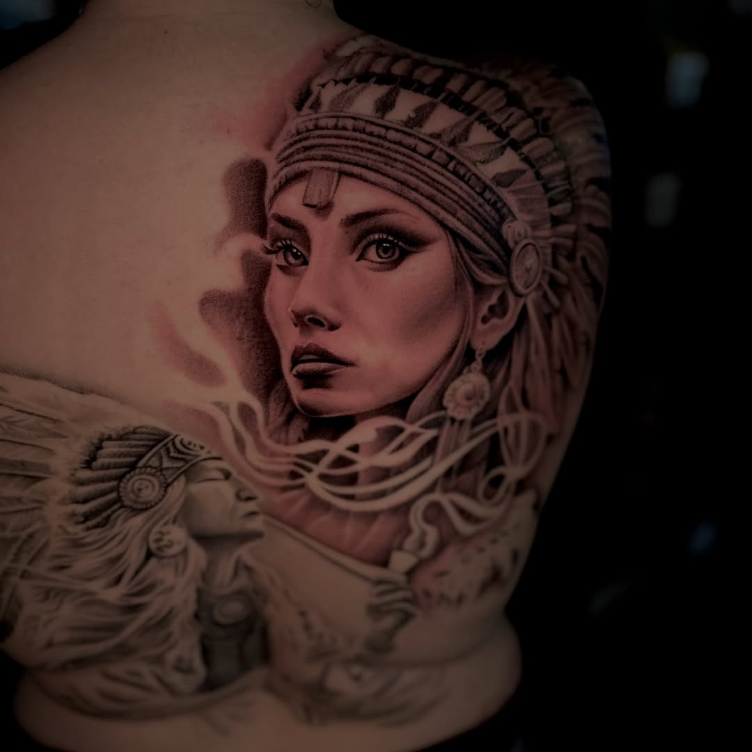 Tattoo by @bigstevelewis — realism, black_and_grey