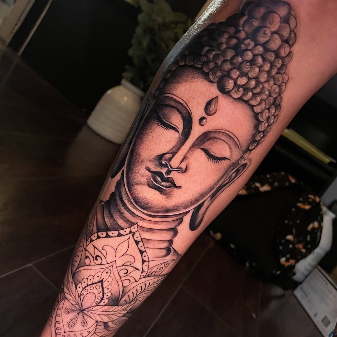 Tattoo by @eno93 — black_and_grey, realism