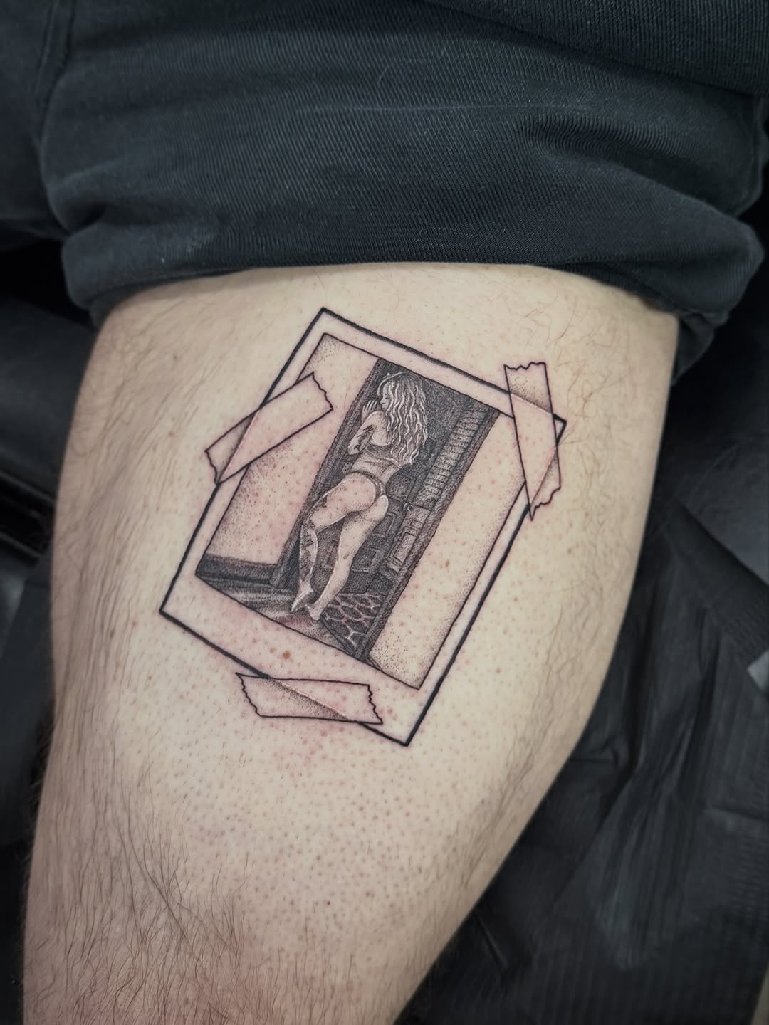 Tattoo by @britter_tattoos — black_and_grey, dotwork