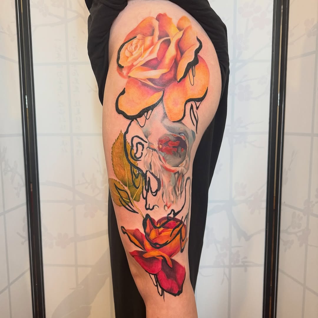Tattoo by @artem.tattoos — trash_polka, realism
