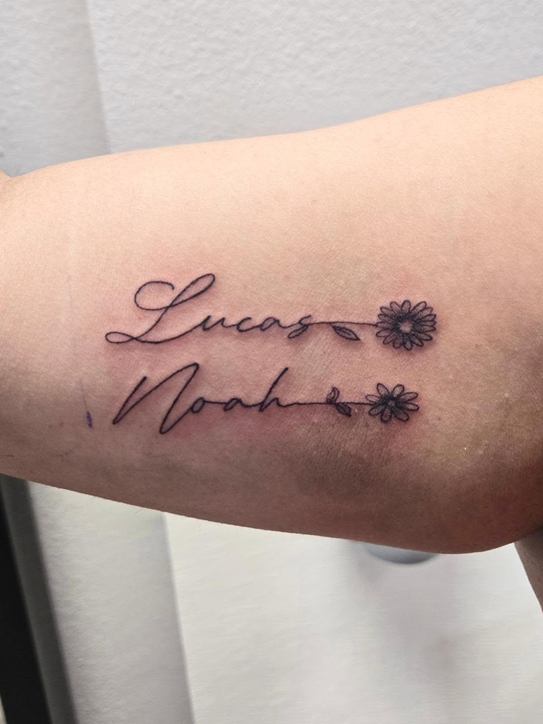 Tattoo by @t.rubio909 β lettering_script, fine_line