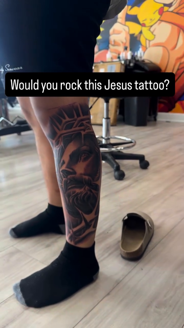 Tattoo by @3mtatts — realism, black_and_grey