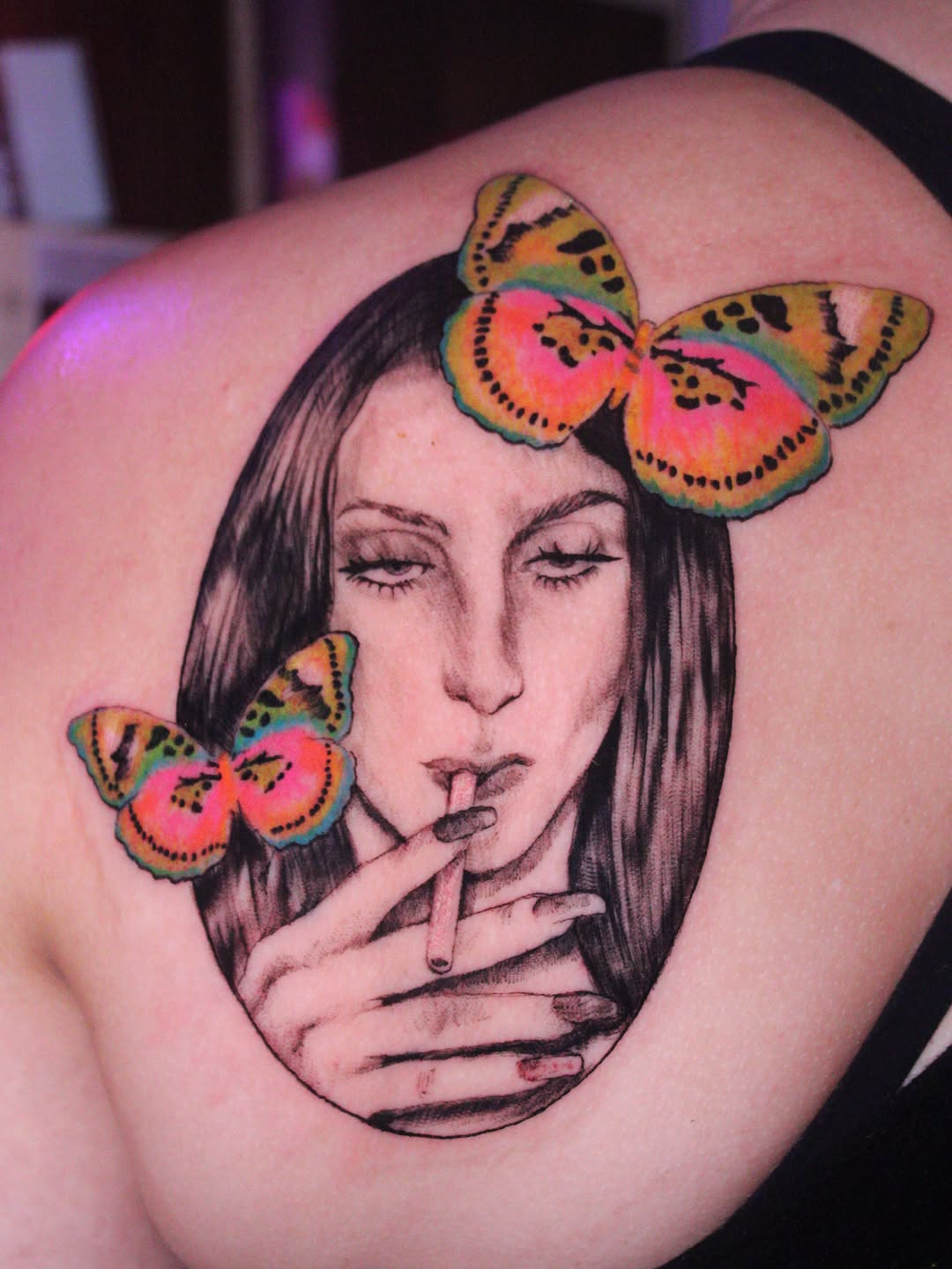 Tattoo by @creatureoutside — realism, trash_polka