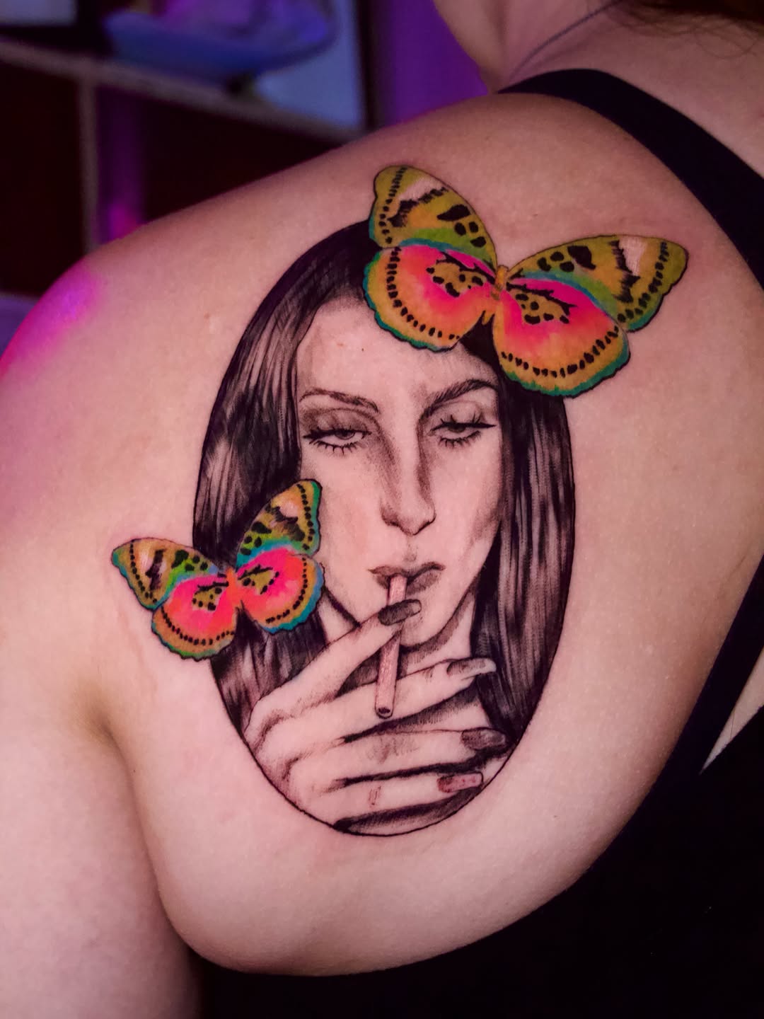 Tattoo by @creatureoutside — realism, trash_polka