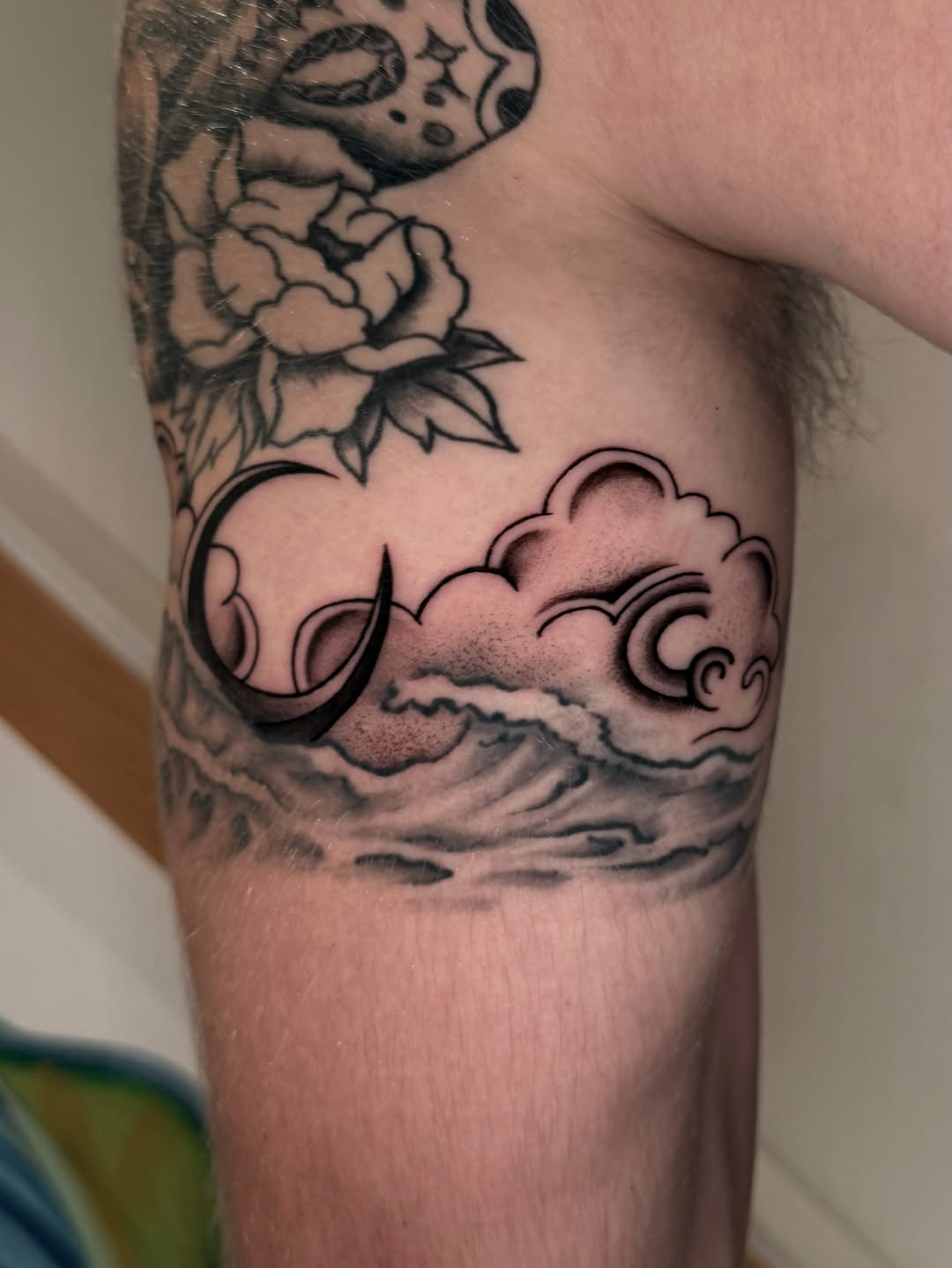 Tattoo by @inkbyivyx — black_and_grey, chicano