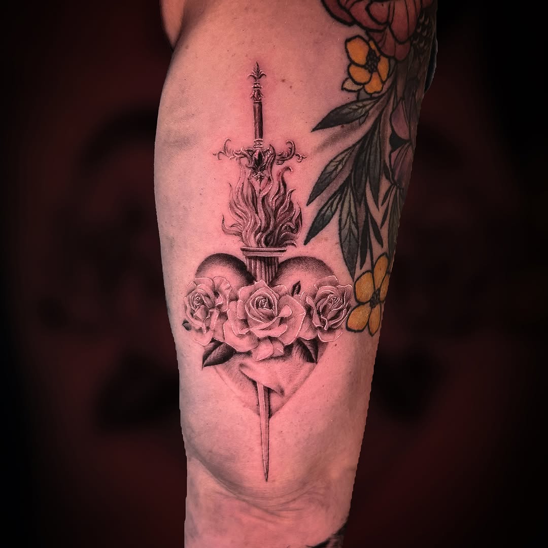 Tattoo by @sincere.tattoos — black_and_grey, realism