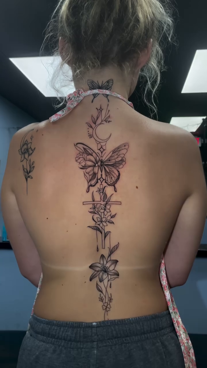 Tattoo by @ta2ese — fine_line, black_and_grey