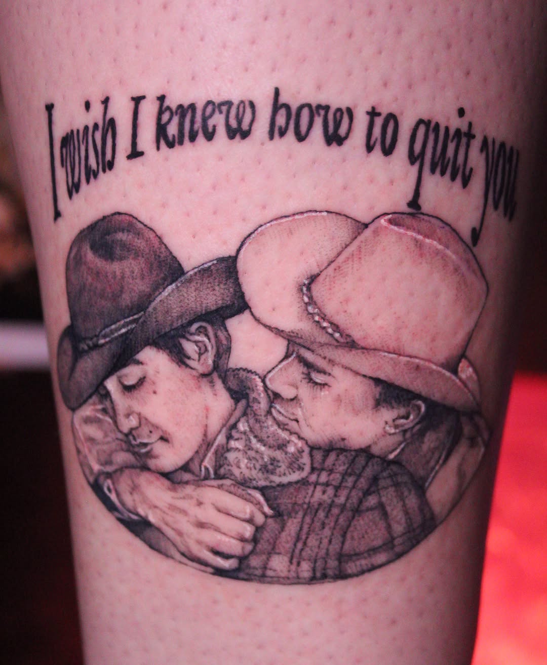 Tattoo by @creatureoutside — realism, lettering_script