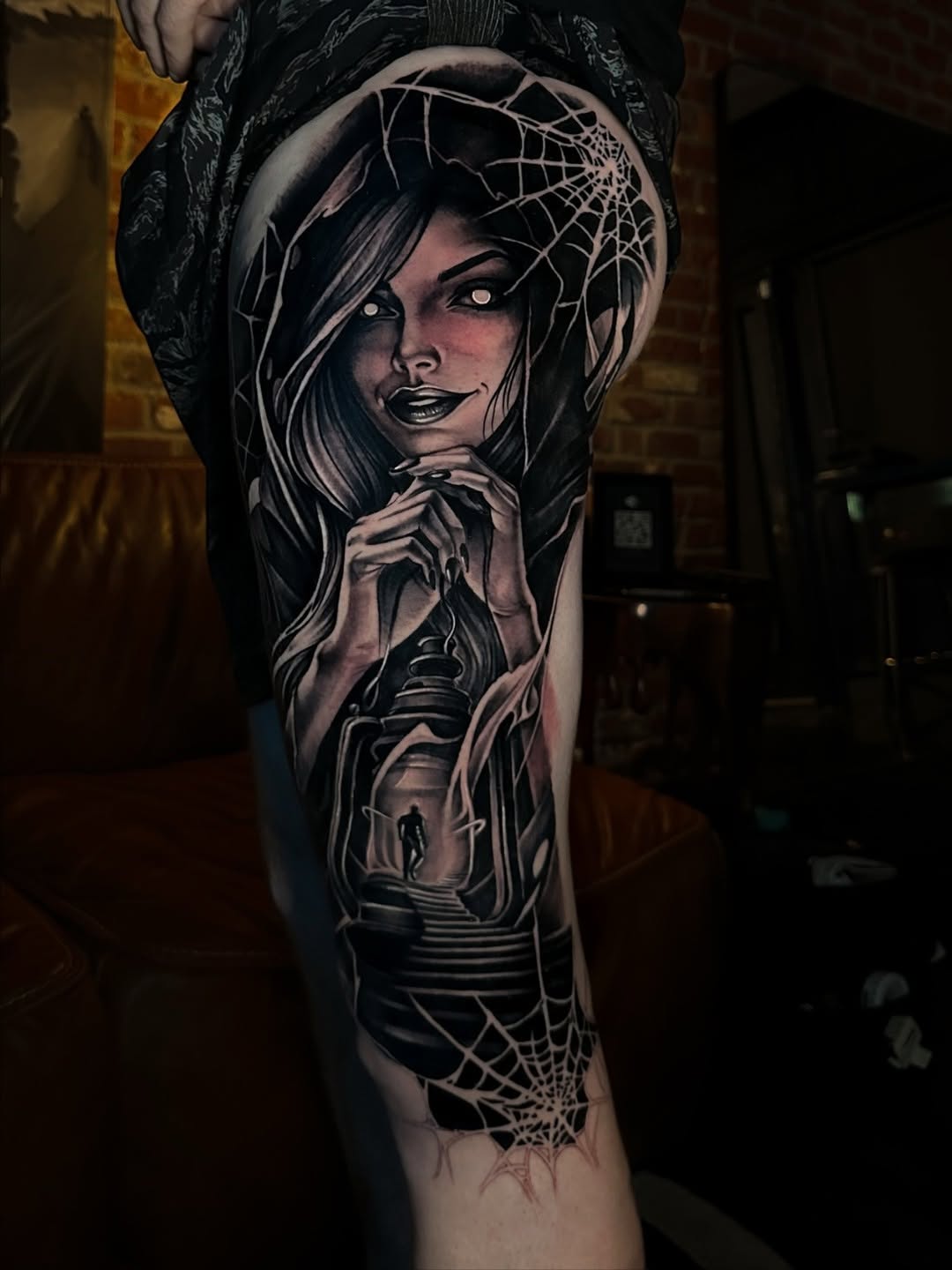 Tattoo by @nick_stratt — realism, black_and_grey
