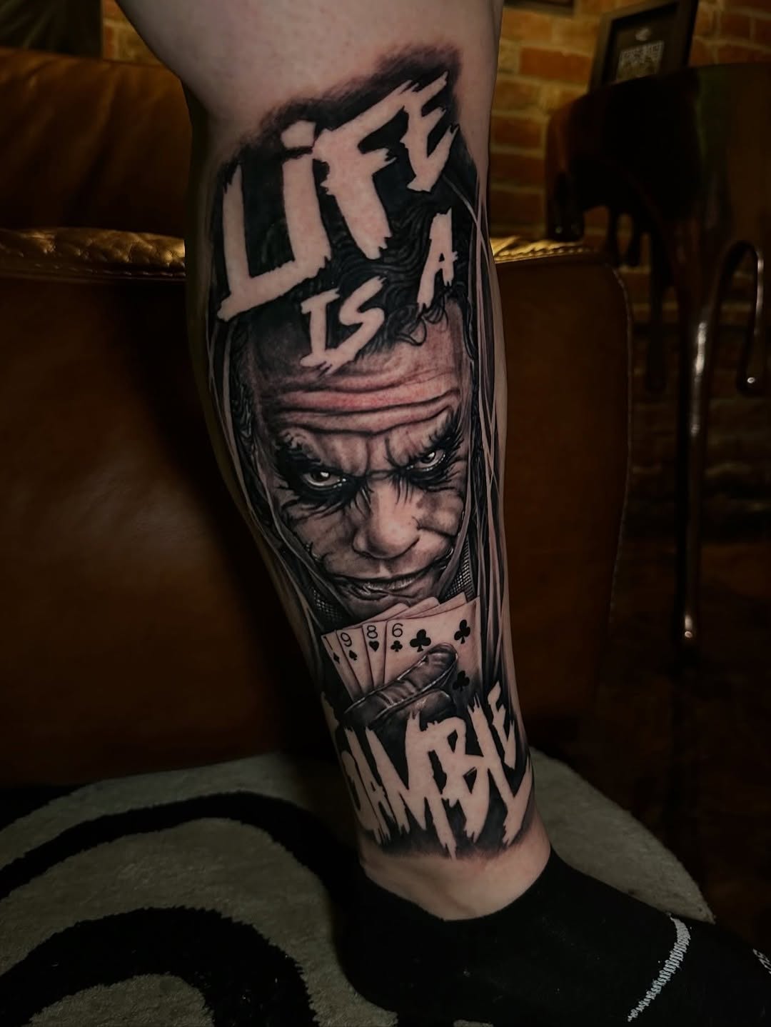 Tattoo by @nick_stratt — realism, lettering_script