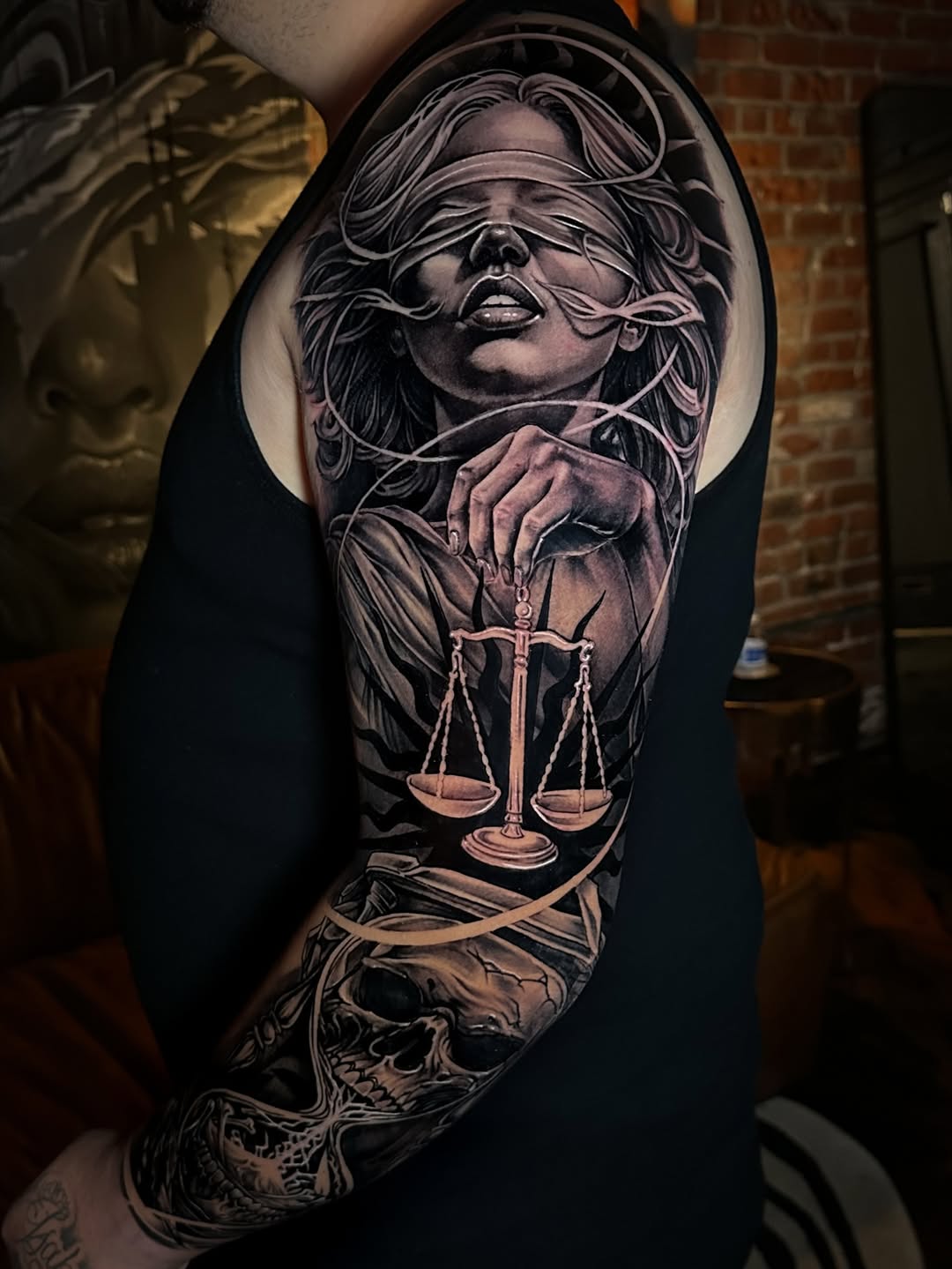 Tattoo work at Middle Tennessee Tattoo Expo 2026