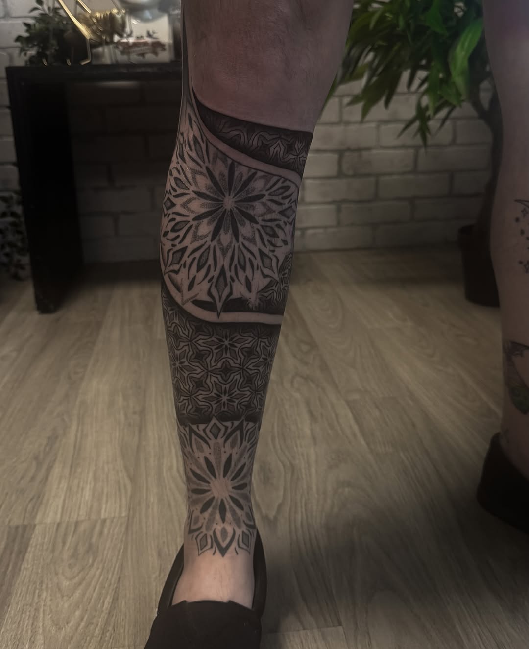 Tattoo by @stephtattoos_ — geometric, dotwork